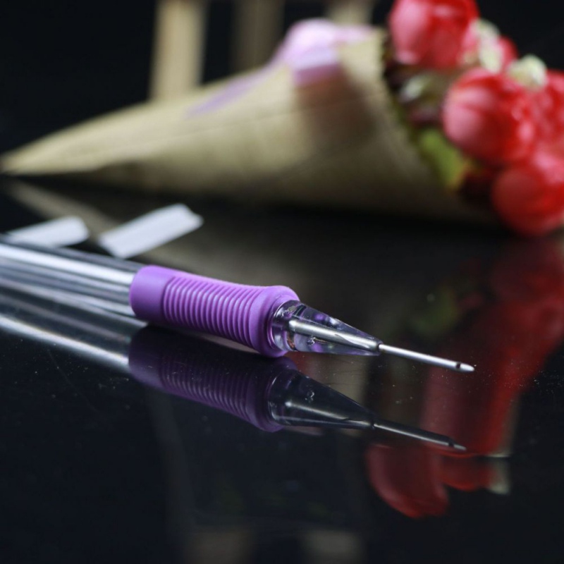 DIY Embroidery Punch Needle Kit Embroidery Pen Set Clothes Embroidery Knitting Sewing Needle Stitching Tool Set